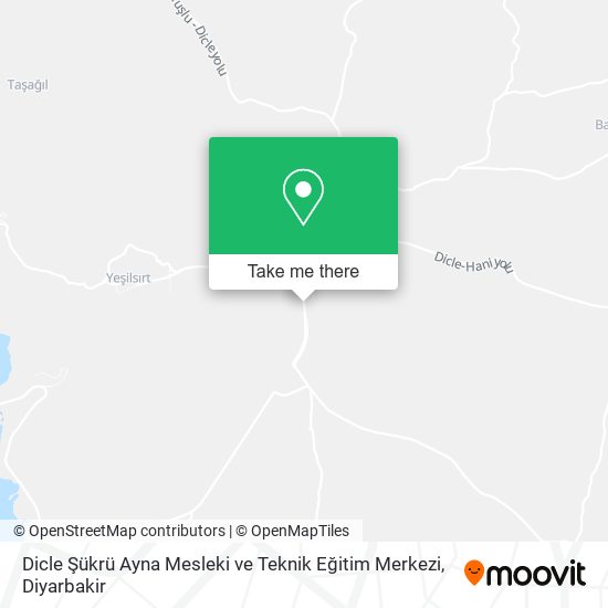 Dicle Şükrü Ayna Mesleki ve Teknik Eğitim Merkezi map