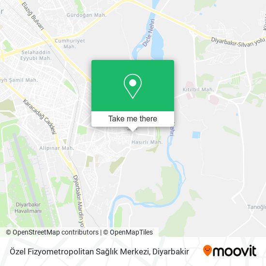 Özel Fizyometropolitan Sağlık Merkezi map