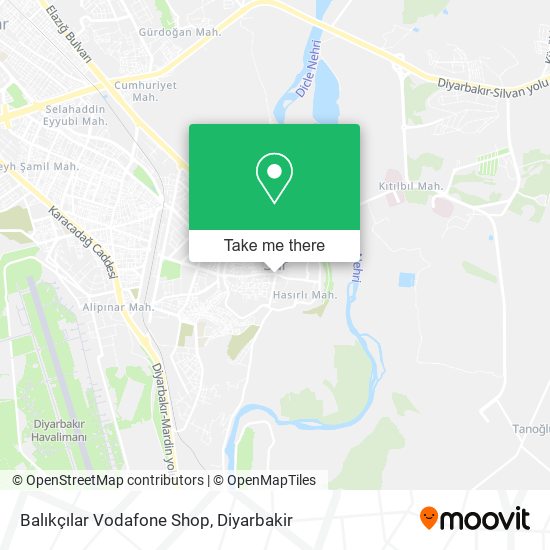 Balıkçılar Vodafone Shop map