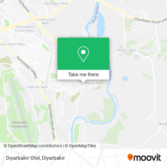 Dıyarbakır Otel map