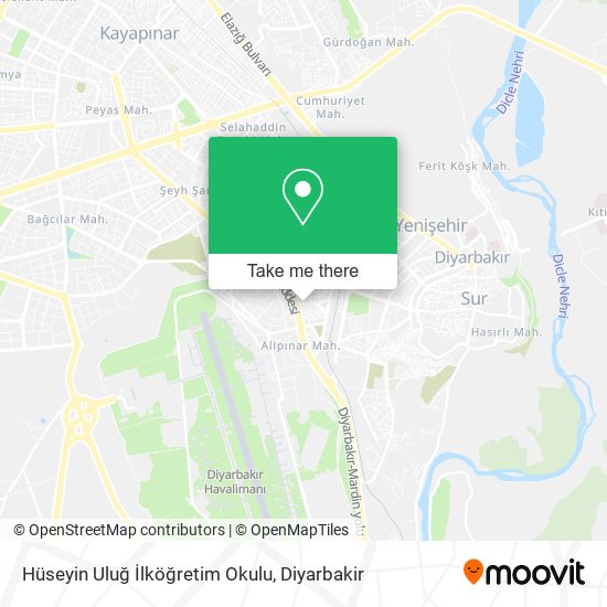 Hüseyin Uluğ İlköğretim Okulu map