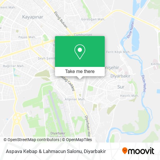 Aspava Kebap & Lahmacun Salonu map