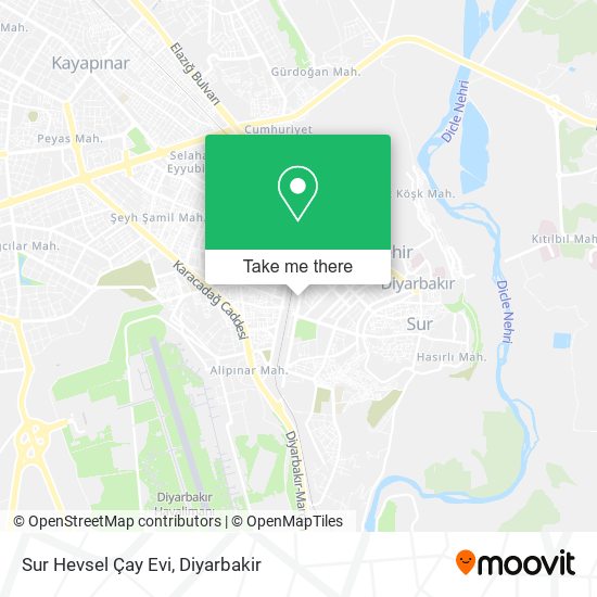 Sur Hevsel Çay Evi map