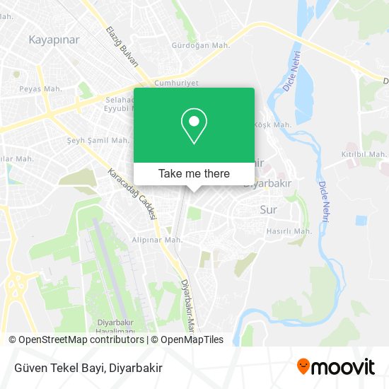 Güven Tekel Bayi map