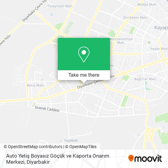 Auto Yetiş Boyasız Göçük ve Kaporta Onarım Merkezi map