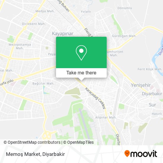 Memoş Market map