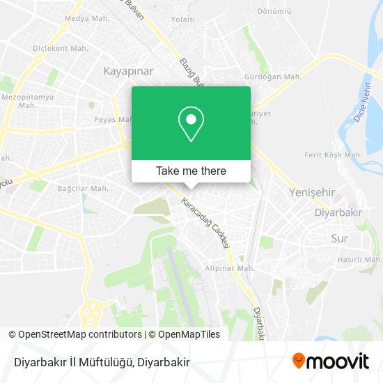 Diyarbakır İl Müftülüğü map