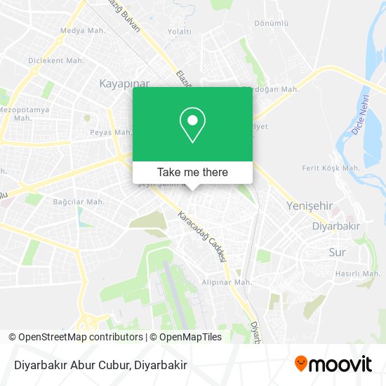 Diyarbakır Abur Cubur map