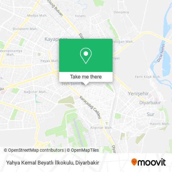 Yahya Kemal Beyatlı İlkokulu map