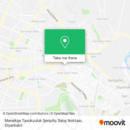 Menekşe Tavukçuluk Şenpiliç Satış Noktası map