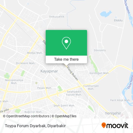 Toypa Forum Dıyarbak map