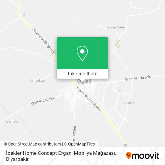 İpekler Home Concept Ergani Mobilya Mağazası map