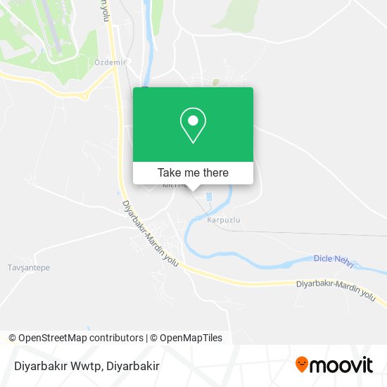 Diyarbakır Wwtp map
