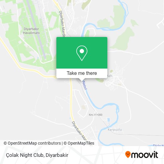 Çolak Night Club map