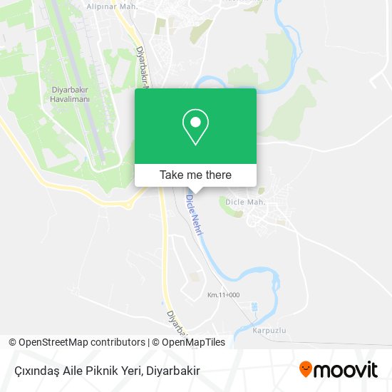 Çıxındaş Aile Piknik Yeri map