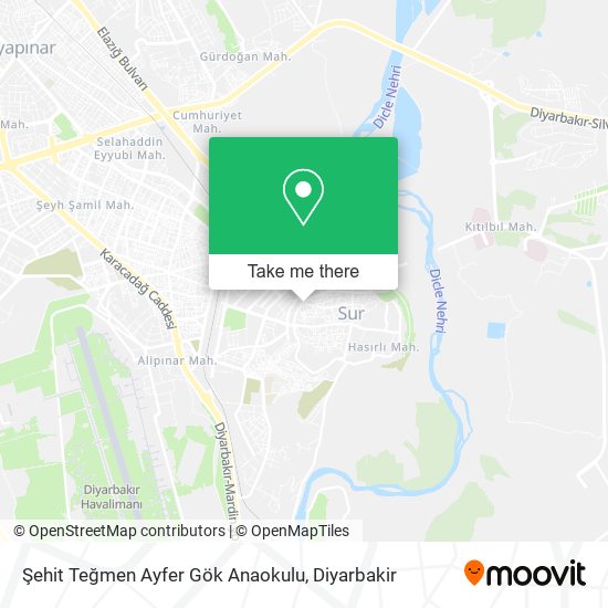 Şehit Teğmen Ayfer Gök Anaokulu map