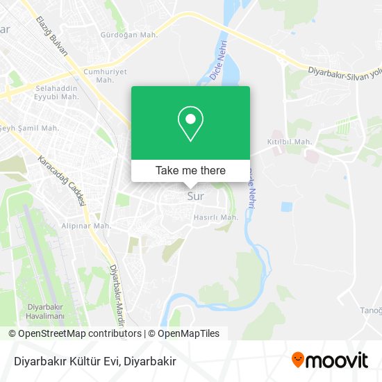 Diyarbakır Kültür Evi map