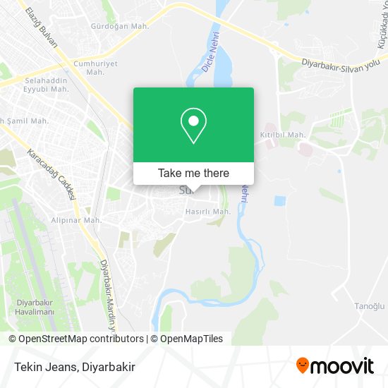 Tekin Jeans map