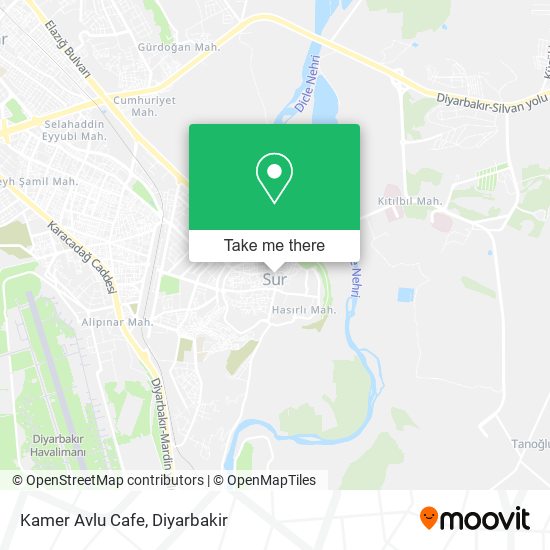 Kamer Avlu Cafe map