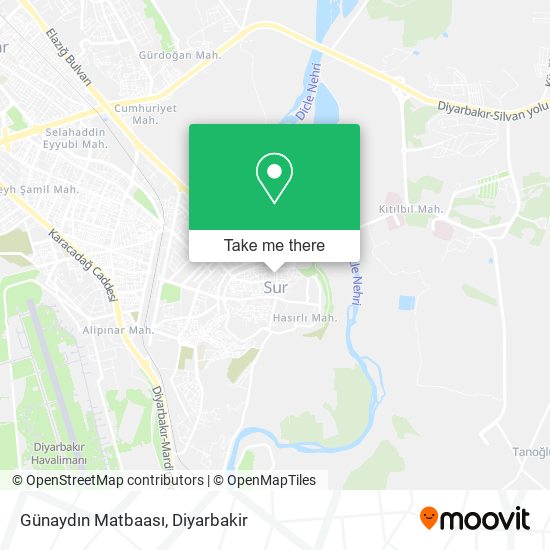 Günaydın Matbaası map