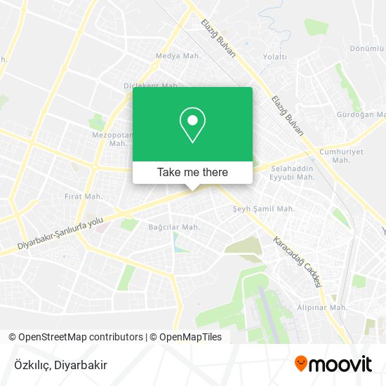 Özkılıç map