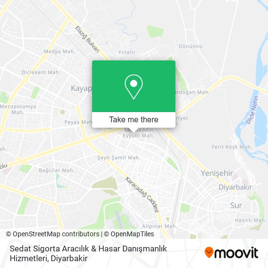 Sedat Sigorta Aracılık & Hasar Danışmanlık Hizmetleri map