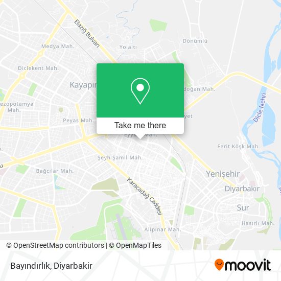 Bayındırlık map