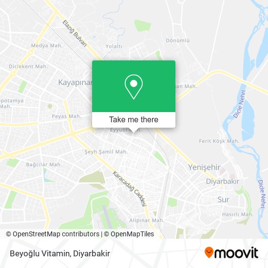 Beyoğlu Vitamin map