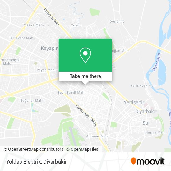Yoldaş Elektrik map