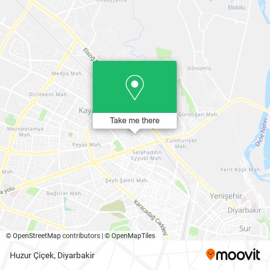Huzur Çiçek map