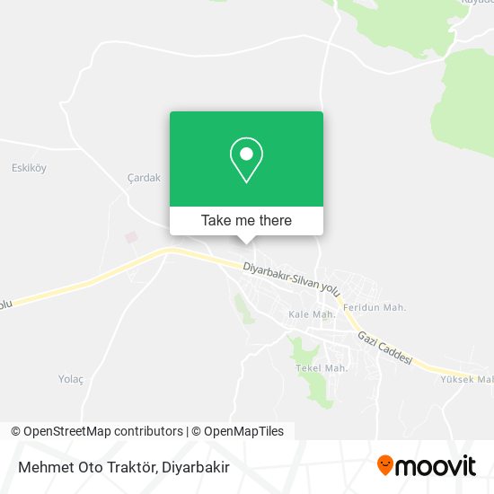 Mehmet Oto Traktör map