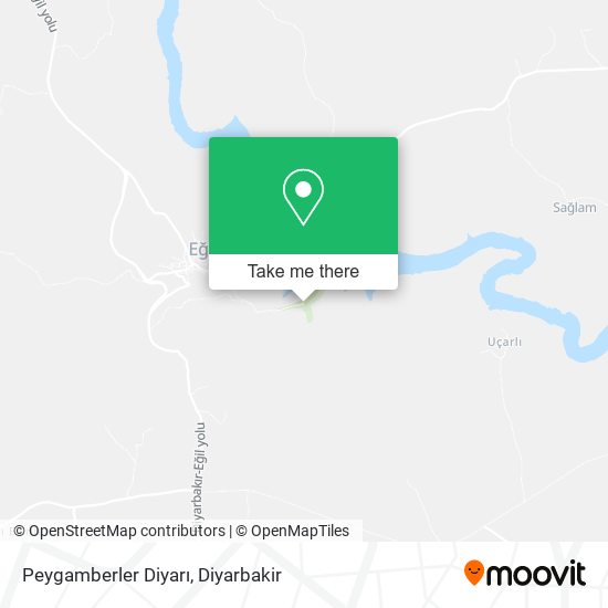 Peygamberler Diyarı map