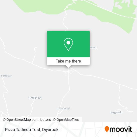 Pizza Tadında Tost map