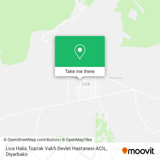 Lice Halis Toprak Vakfı Devlet Hastanesi-ACİL map