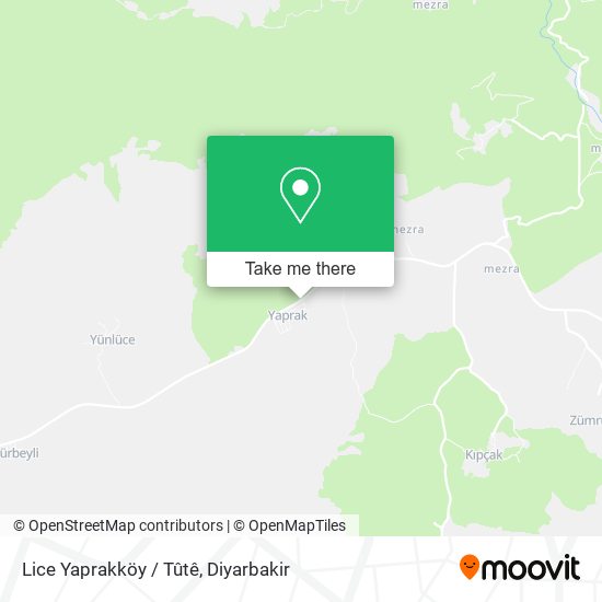 Lice Yaprakköy / Tûtê map