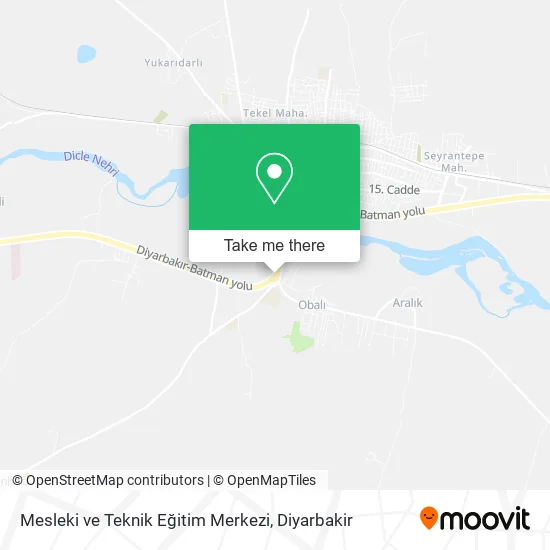 Mesleki ve Teknik Eğitim Merkezi map