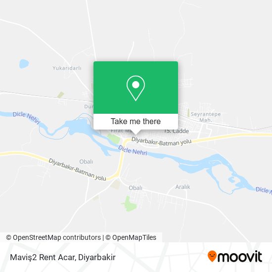 Maviş2 Rent Acar map