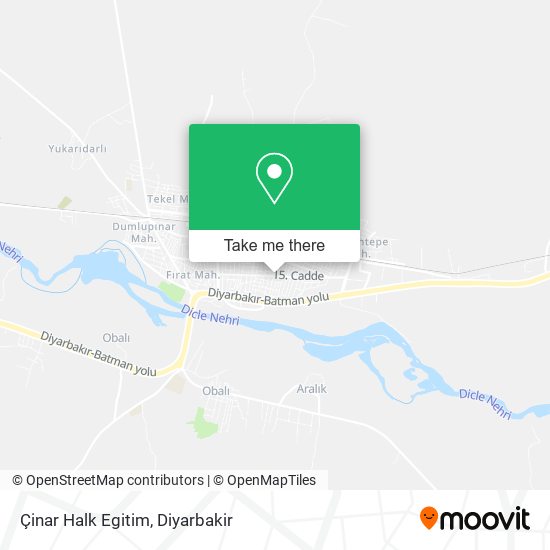Çinar Halk Egitim map