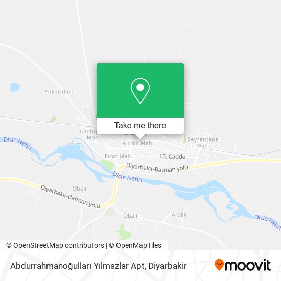 Abdurrahmanoğulları Yılmazlar Apt map