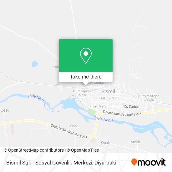 Bismil Sgk - Sosyal Güvenlik Merkezi map