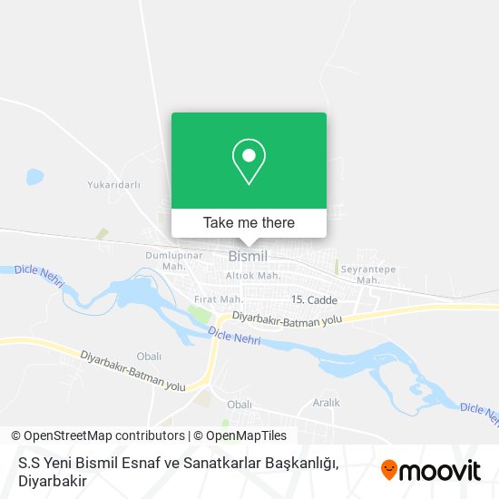 S.S Yeni Bismil Esnaf ve Sanatkarlar Başkanlığı map