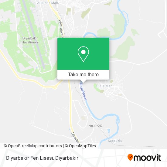 Diyarbakir Fen Lisesi map