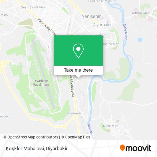 Ķöşkler Mahallesi map