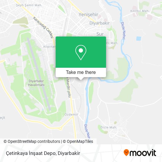 Çetinkaya İnşaat Depo map