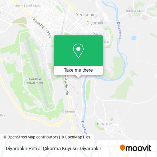 Diyarbakır Petrol Çıkarma Kuyusu map