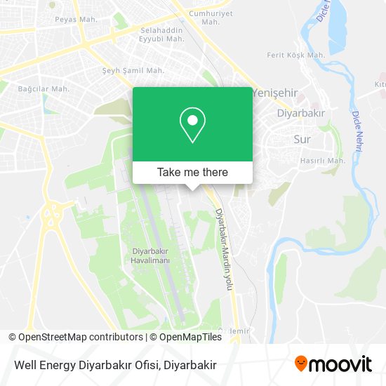 Well Energy Diyarbakır Ofisi map