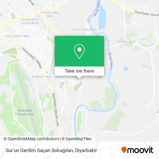Sur'un Gerilim Saçan Sokağıları map