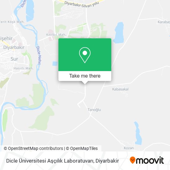 Dicle Üniversitesi Aşçılık Laboratuvarı map