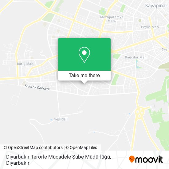 Diyarbakır Terörle Mücadele Şube Müdürlüğü map