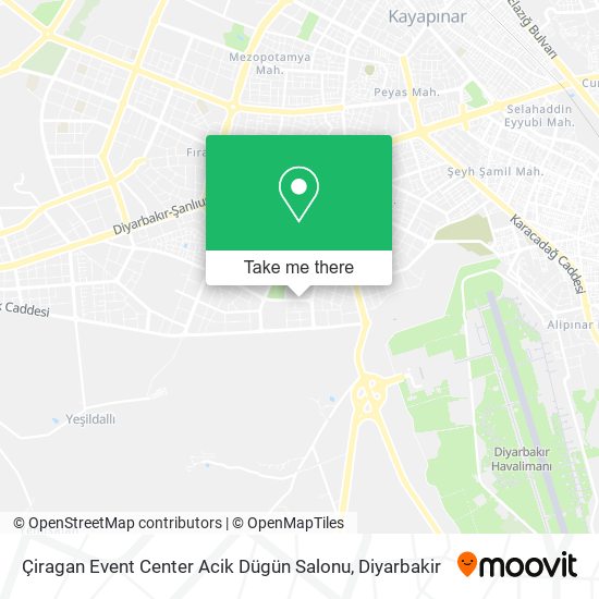 Çiragan Event Center Acik Dügün Salonu map